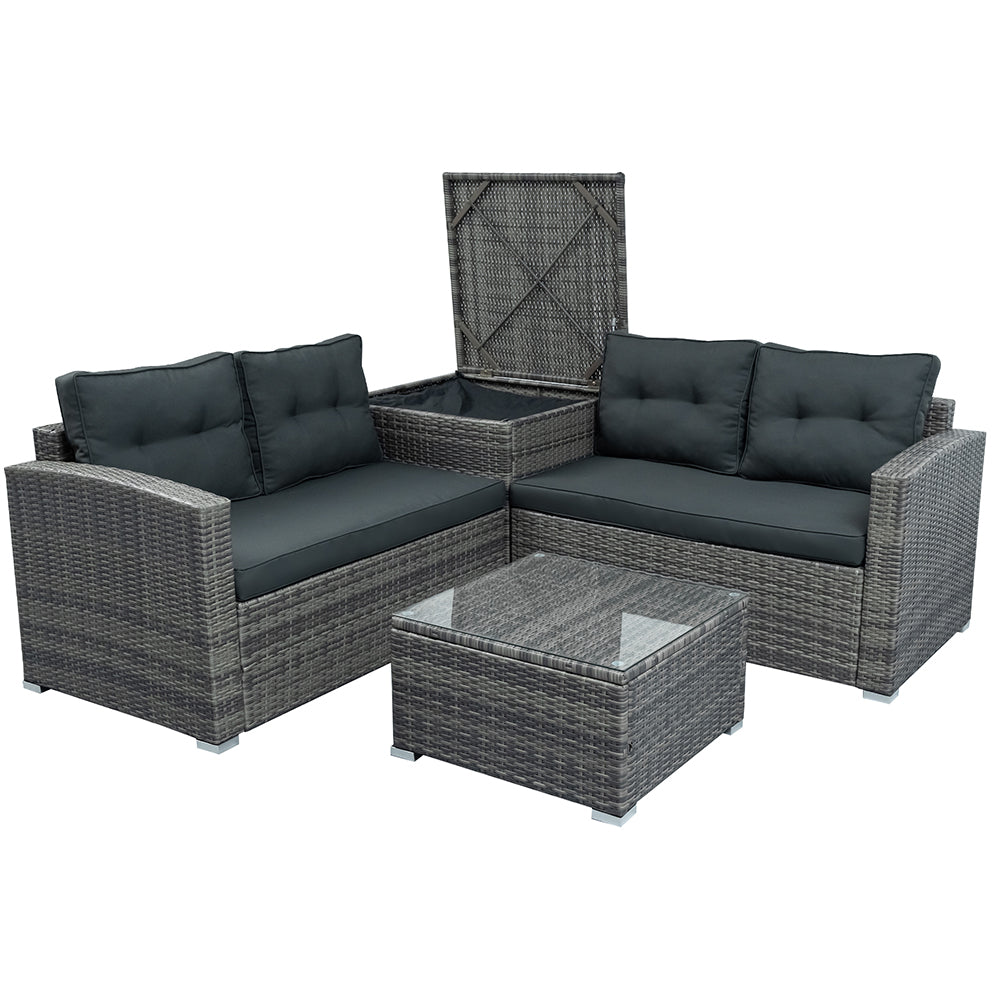 Furniture Sofa Set with Large Storage Box