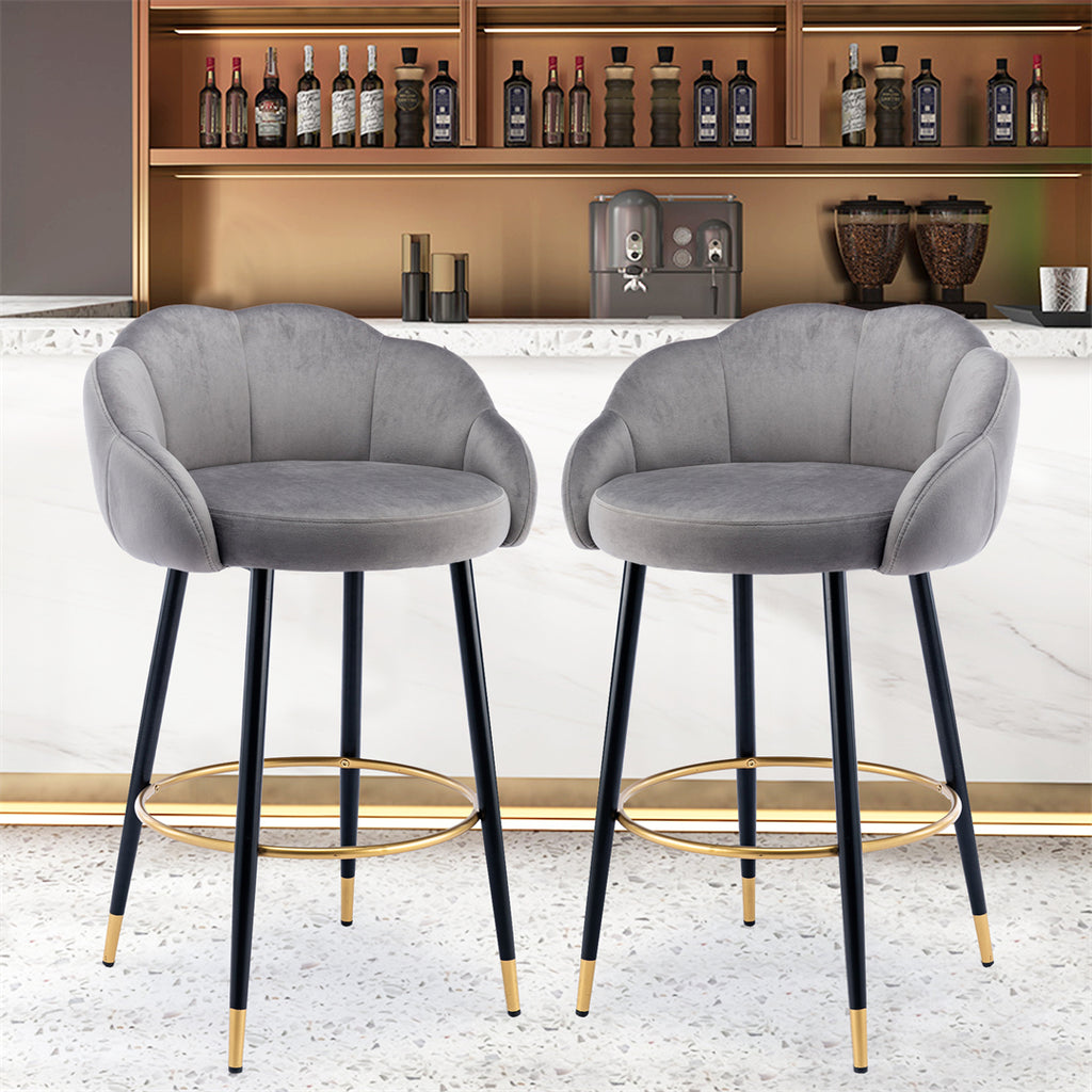 Counter Height Bar Stools with Upholstery