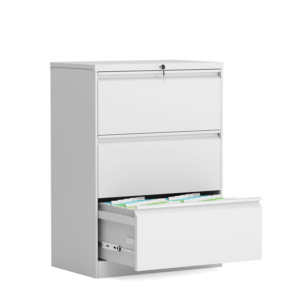 3 Drawer Folding Lateral File Cabinet