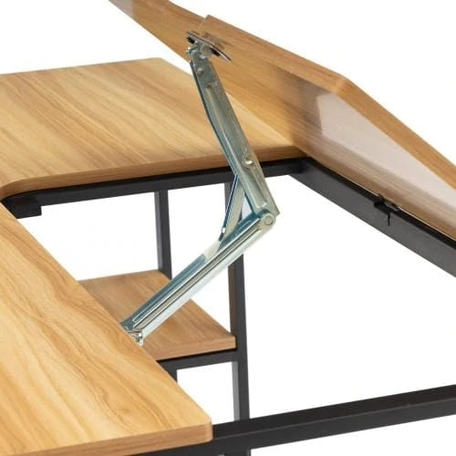 Multi-function Computer Desk with Adjustable Tiltable Stand Board