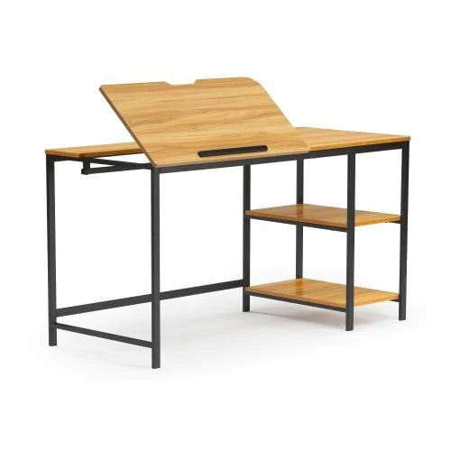 Multi-function Computer Desk with Adjustable Tiltable Stand Board