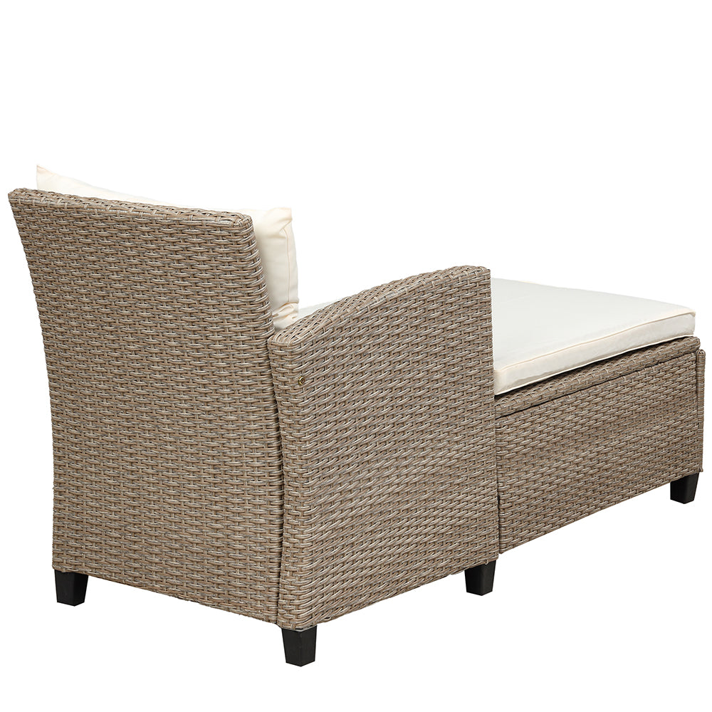 Wicker Ratten Sectional Sofa