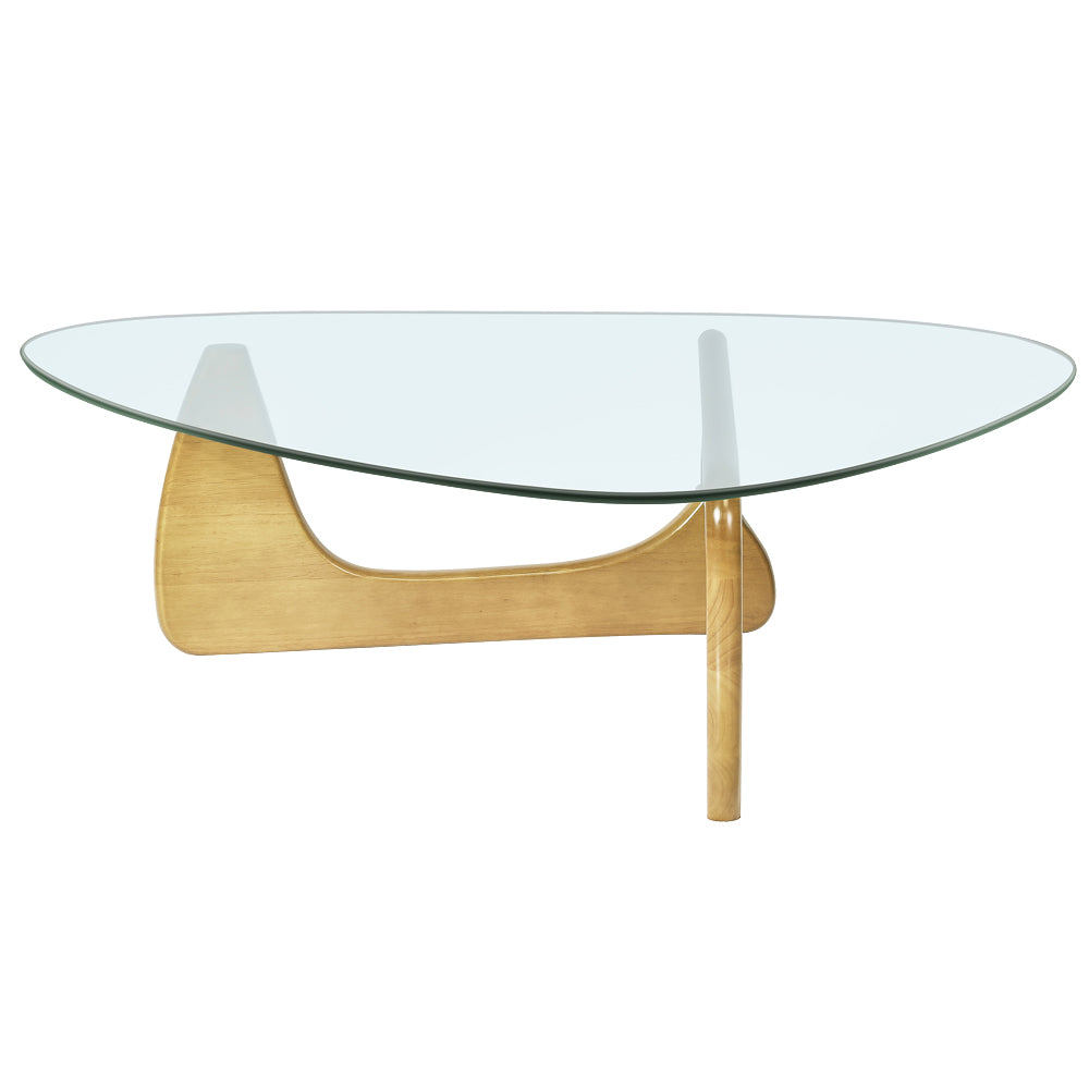 Glass Triangle Coffee Table