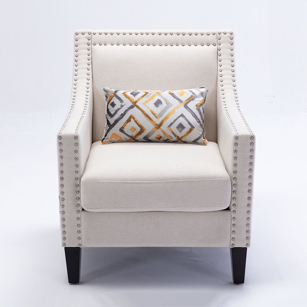 Sofa Armchair with Nailheads