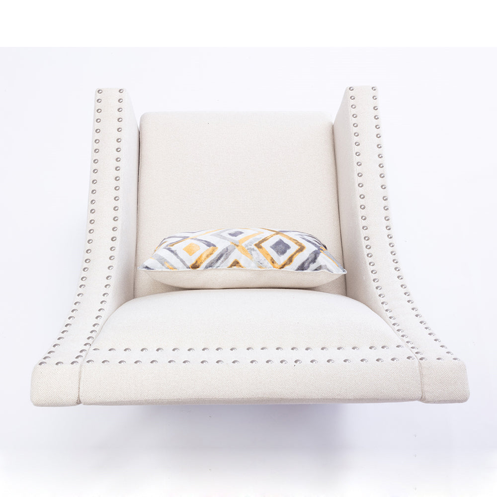 Sofa Armchair with Nailheads