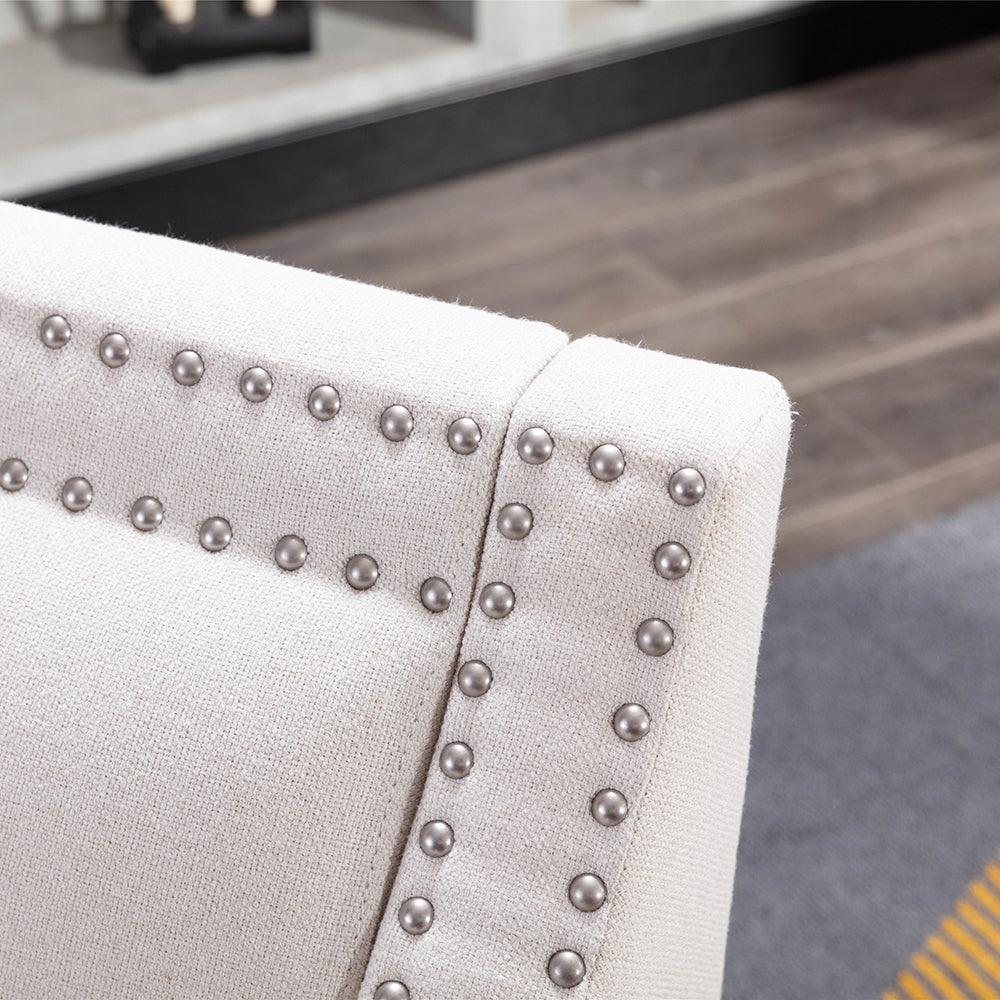 Sofa Armchair with Nailheads