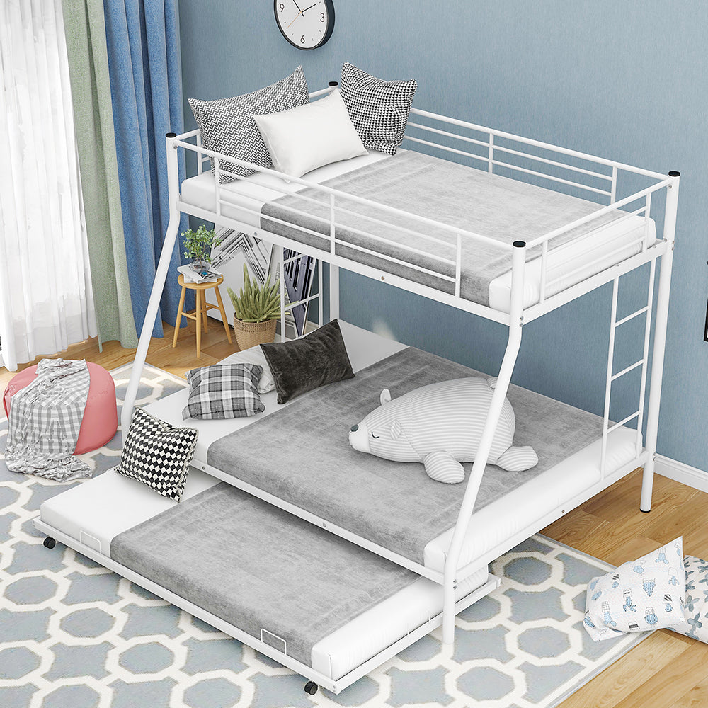 Twin over Full Bed with Twin Size Trundle