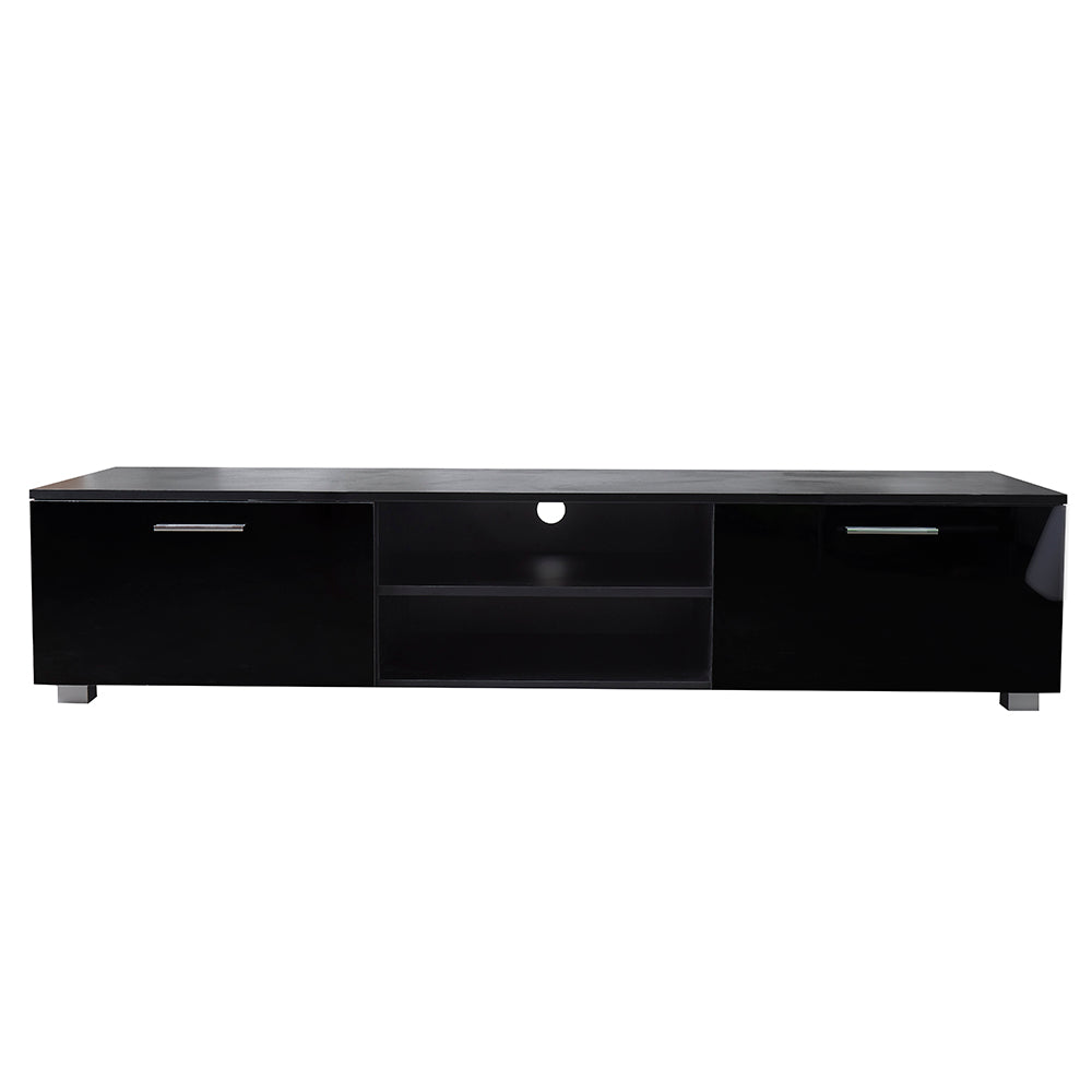 TV Stand with Storage Cabinet with Open Shelves