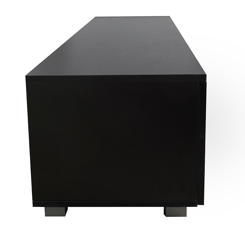 TV Stand Media Console Television Table for 70 Inch, Black