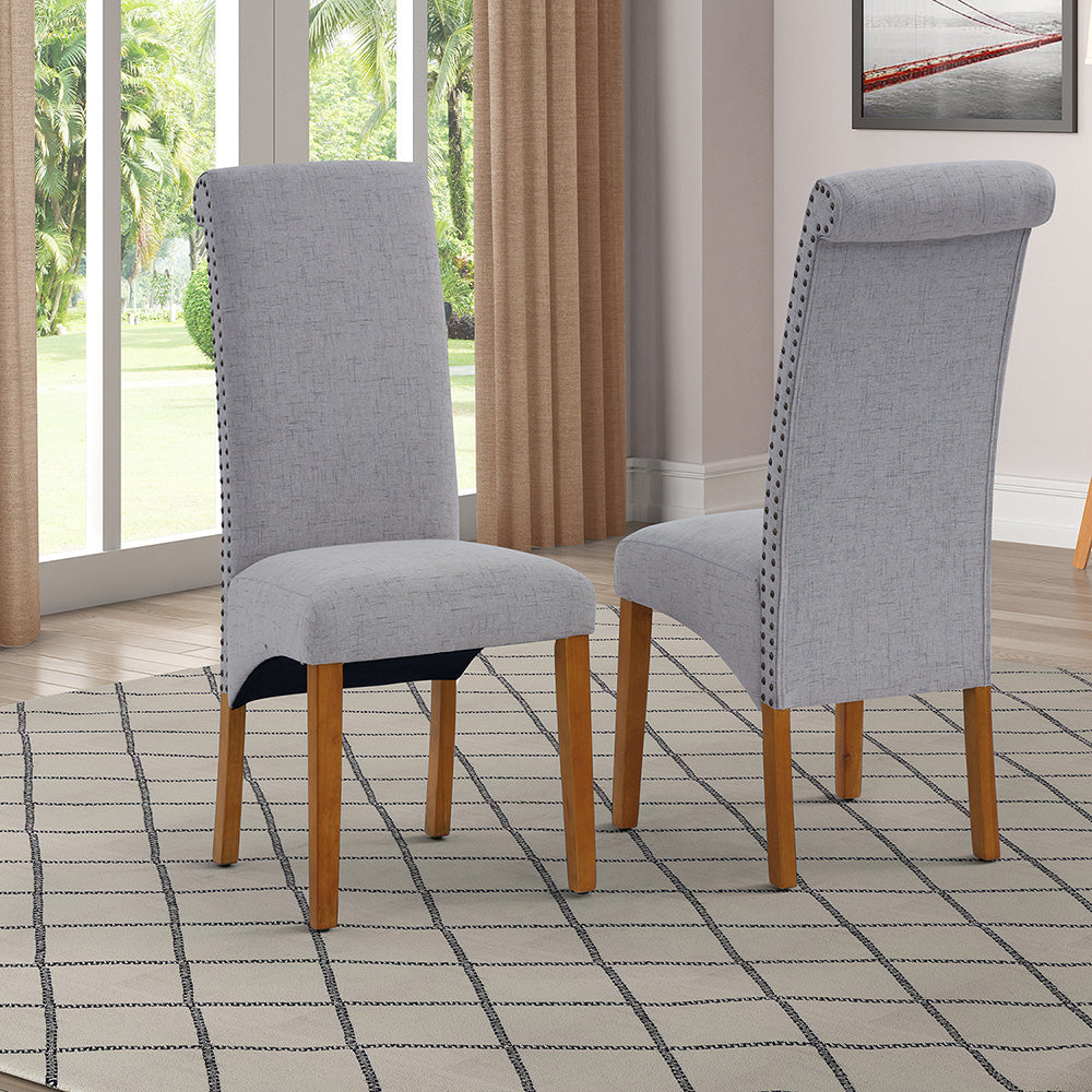 Upholstered Dining Chairs Set Of 2