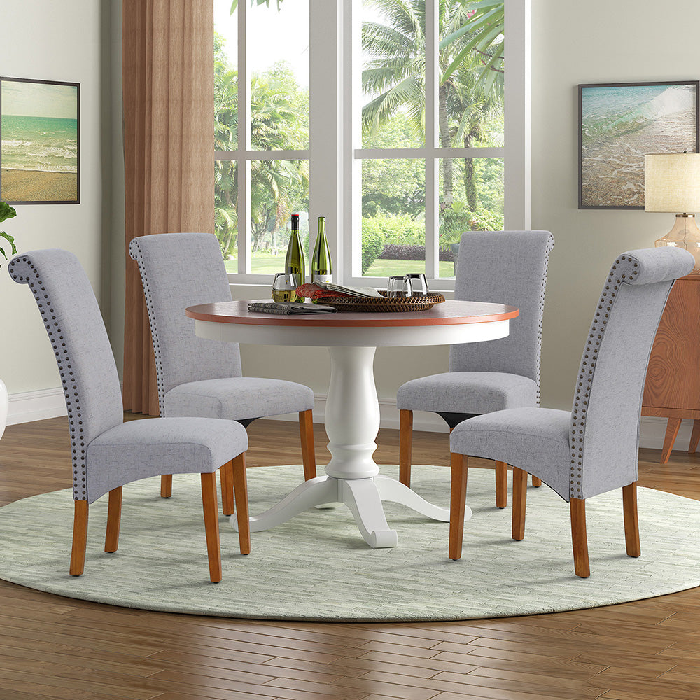 Upholstered Dining Chairs Set Of 2