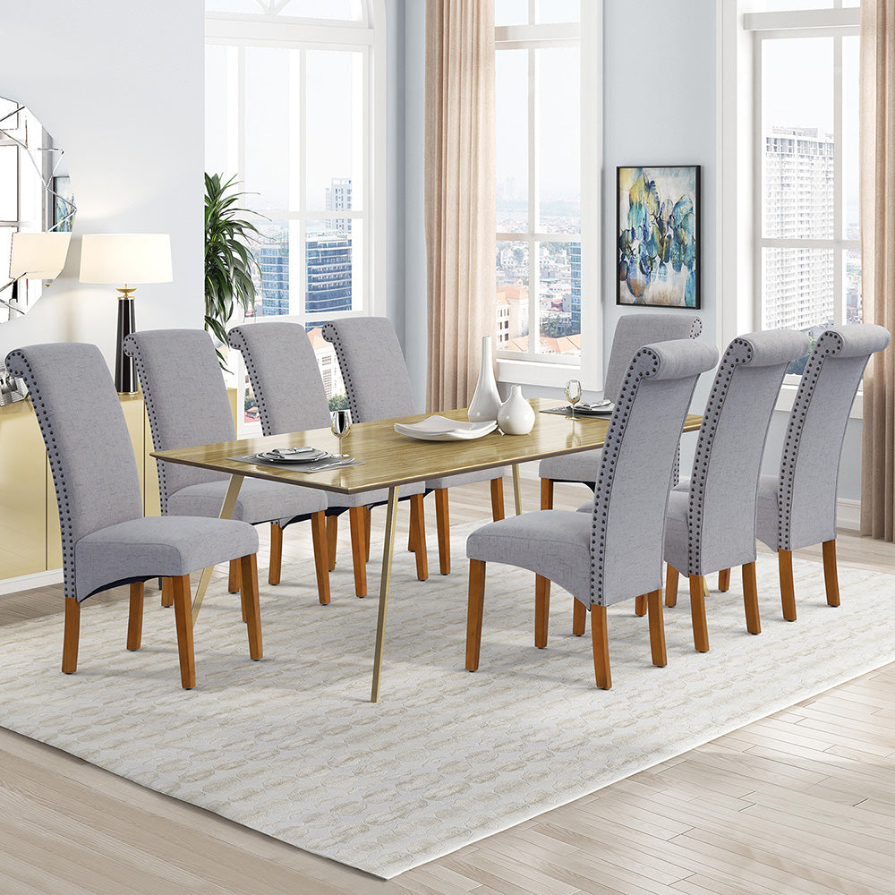 Upholstered Dining Chairs Set Of 2