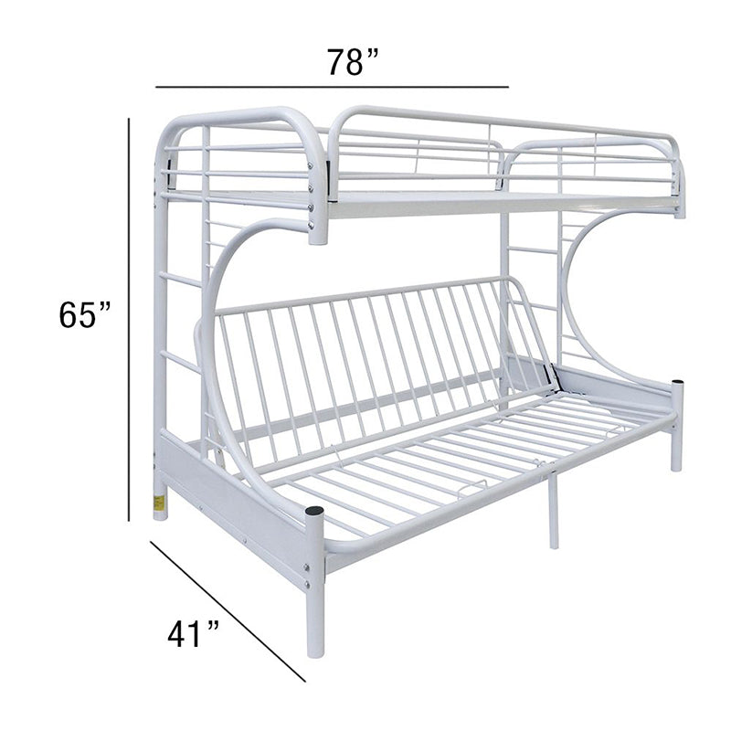 Metal Tube Futon Daybed Twin Bunk Bed