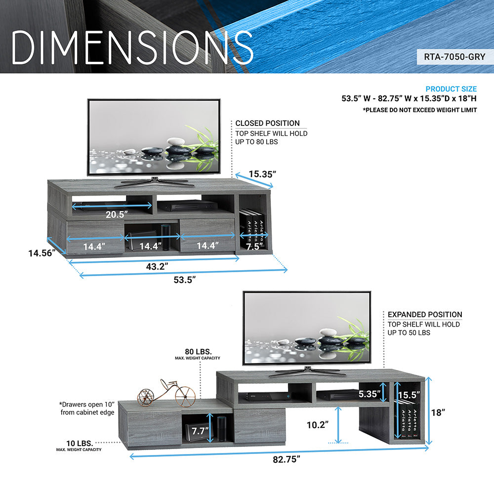 Adjustable TV Stand Console