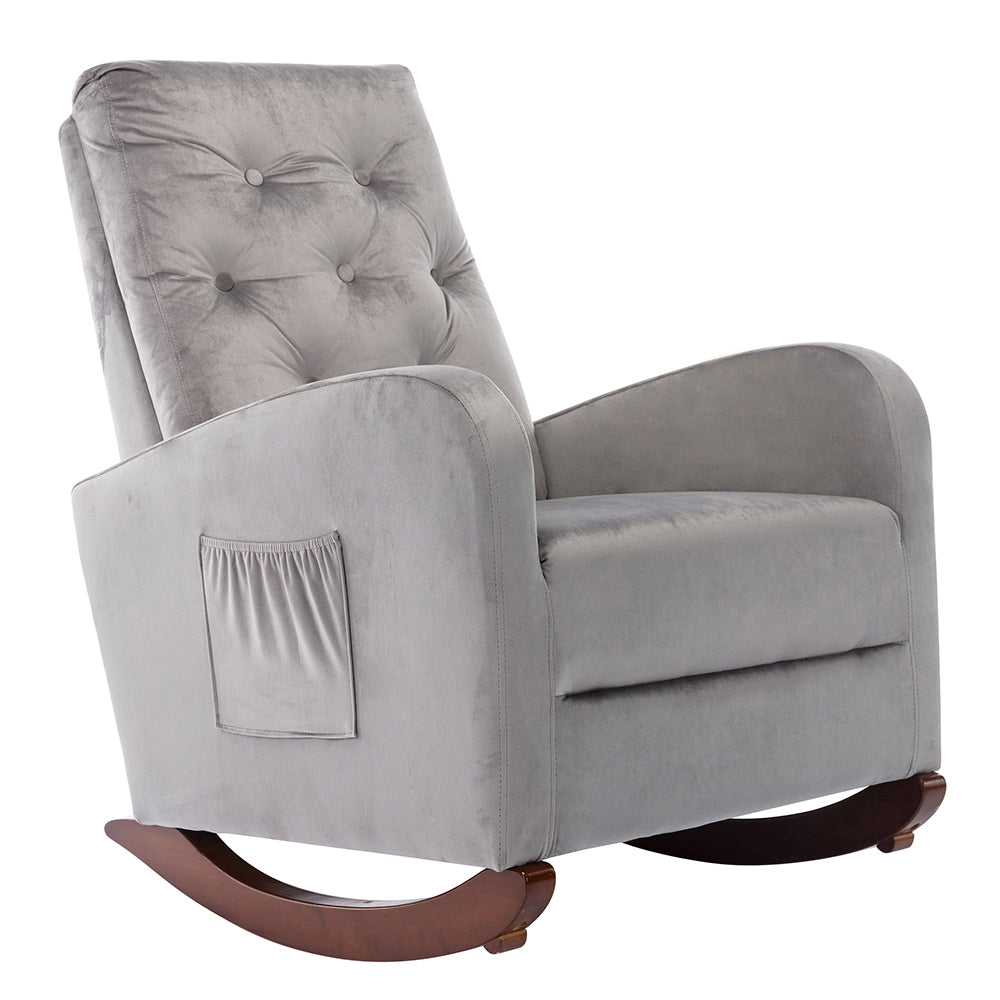 Rocking Sofa Chair Nursery Upholstered Armchair