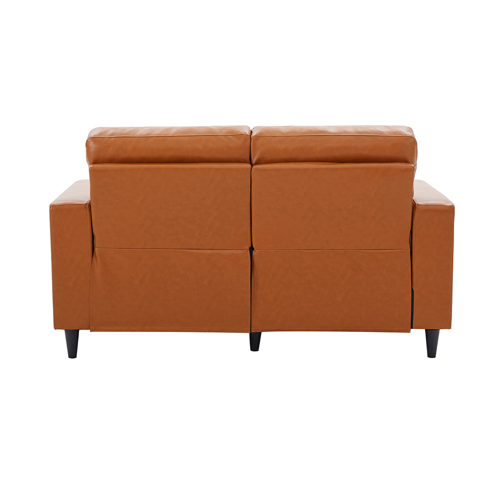 Loveseat PU Leather Upholstered Couch