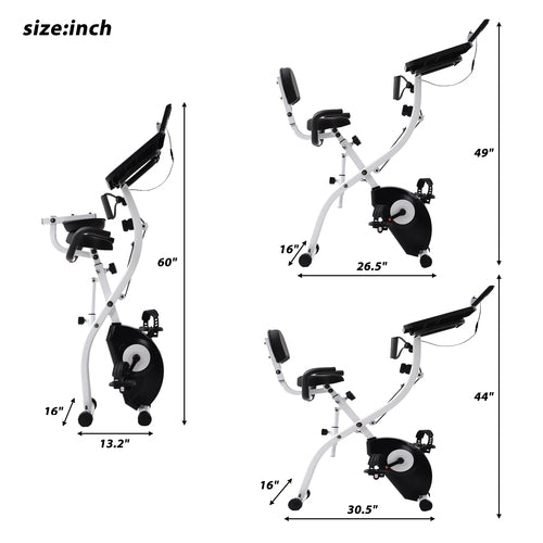 8 Levels Resistance Folding Exercise Machine