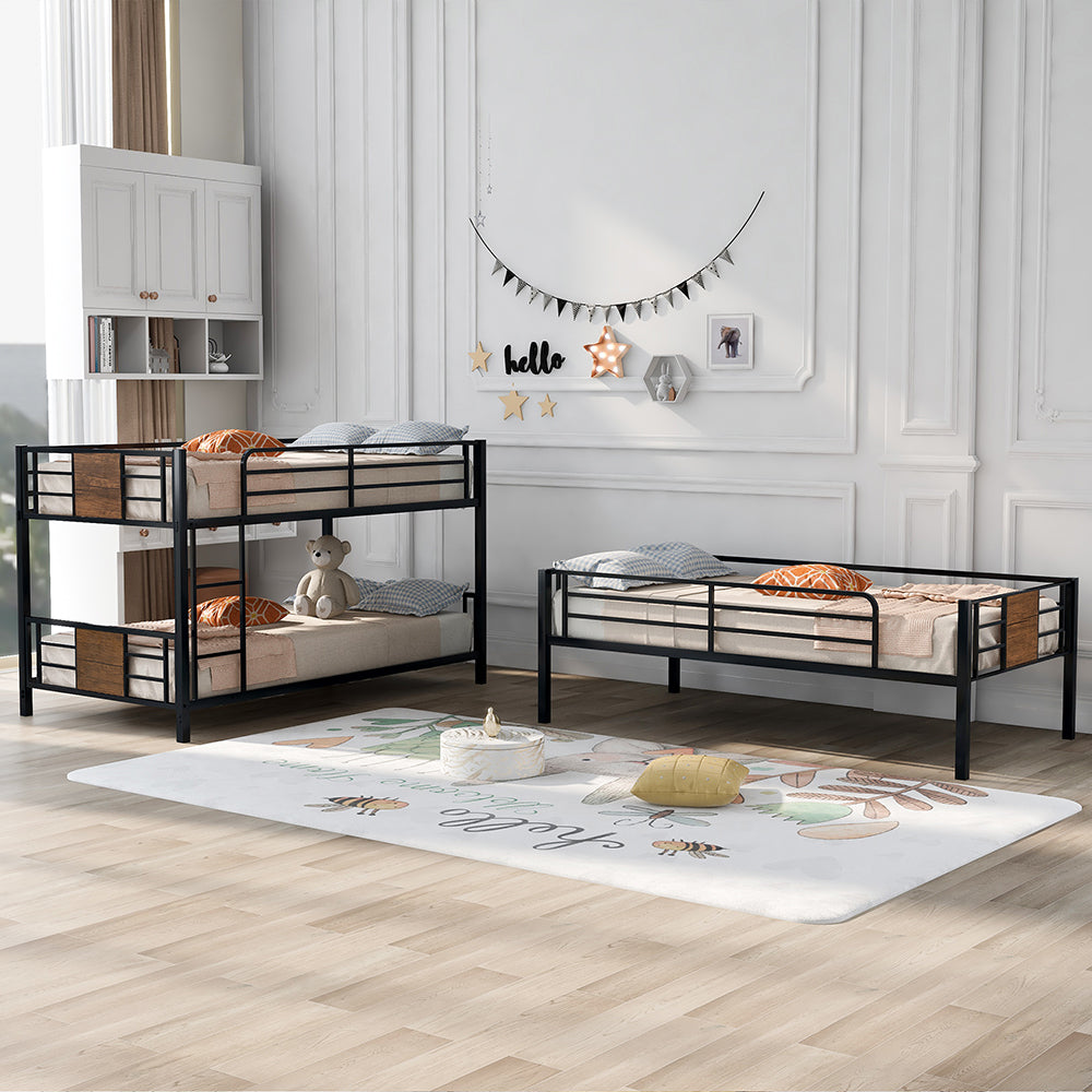 Twin Size Triple Bunk Bed