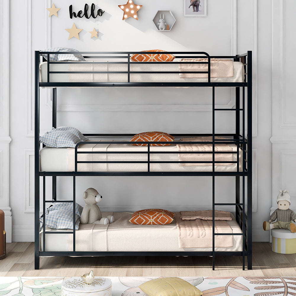 Twin Size Triple Bunk Bed