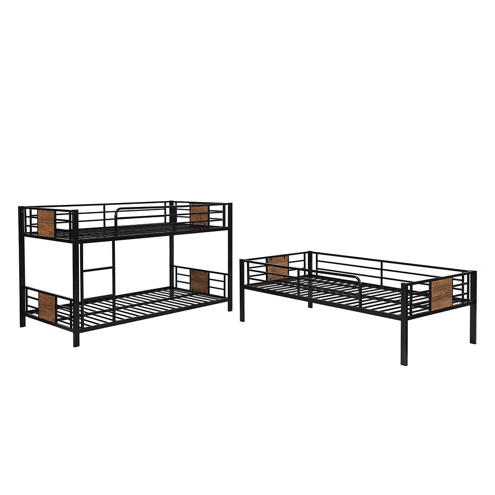 Twin Size Triple Bunk Bed