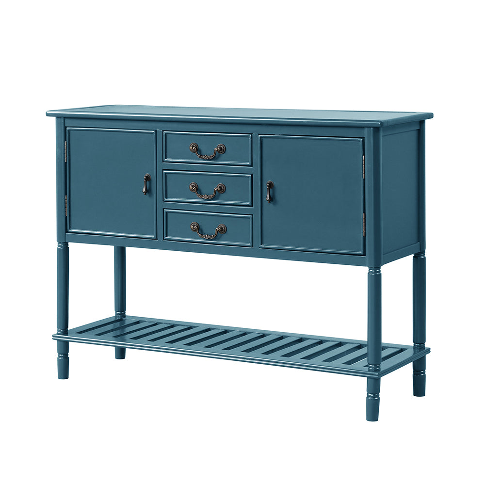 Console Table with Drawers and Cabinets