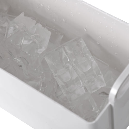 Portable Countertop Ice Maker Machine for 24 Clear Crystal Ice Cubes in 12Mins, 40 lbs/24H with Ice Scoop