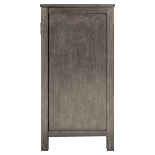 39 Inches Buffet Sideboard Storage Cabinet, Gray