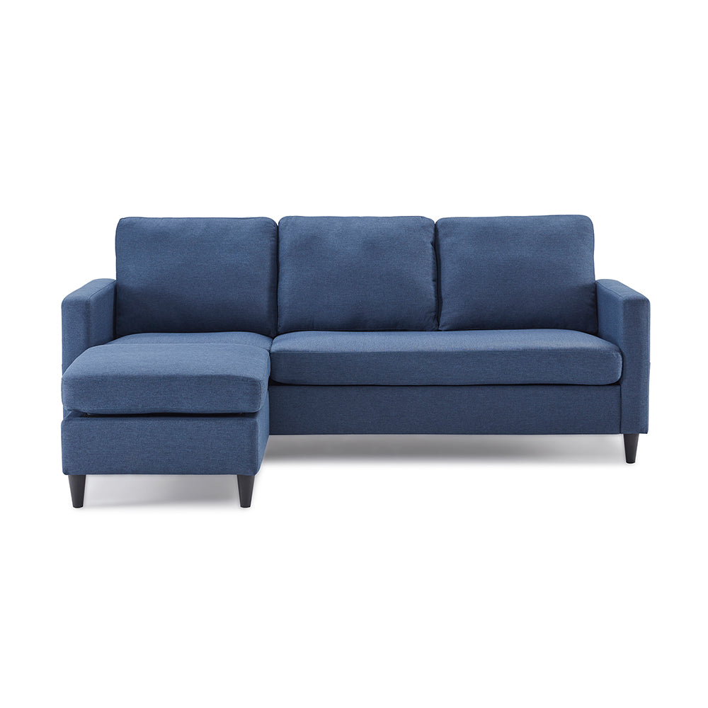 Reversible Sectional Sofa with Handy Side Pocket