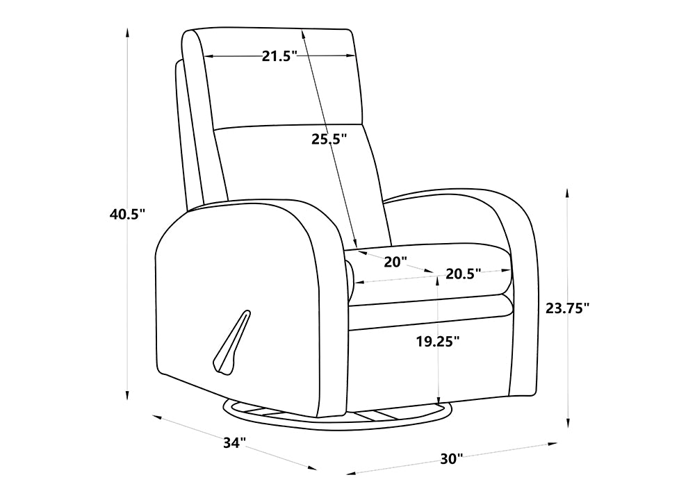 Swivel Recliner Sofa Chair