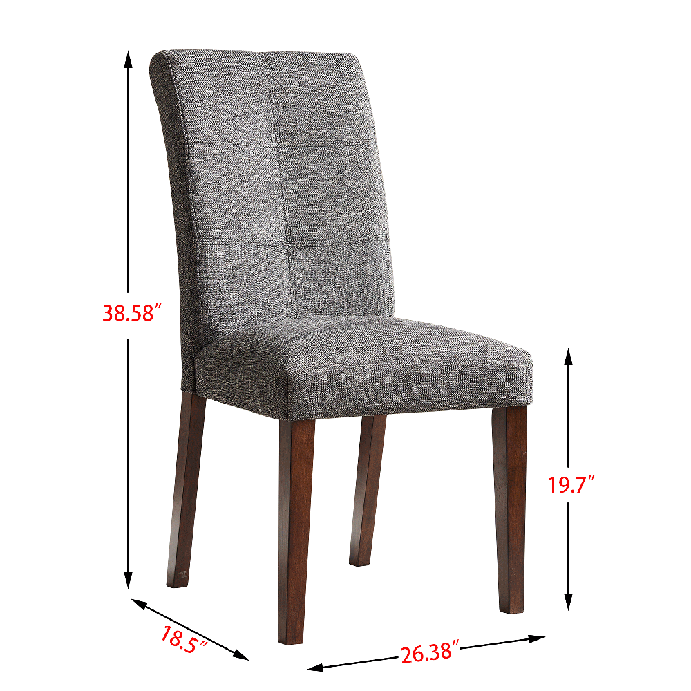 Linen Upholstered Side Chairs