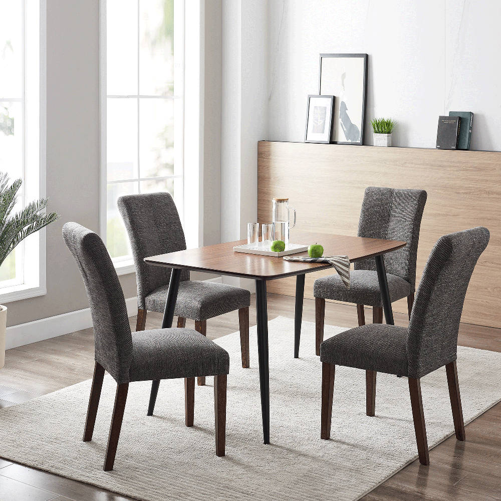 Linen Upholstered Side Chairs