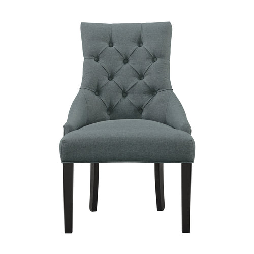 Tufted Upholstered Dining Chairs(Set of 2), Grey