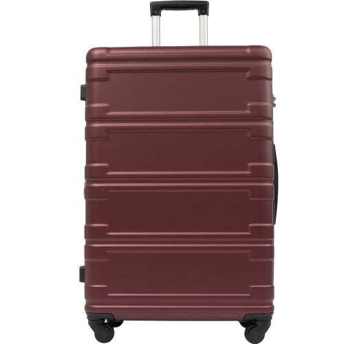 20''24''28'' Hardshell Luggage Sets 3 Pcs Spinner Suitcase, Red