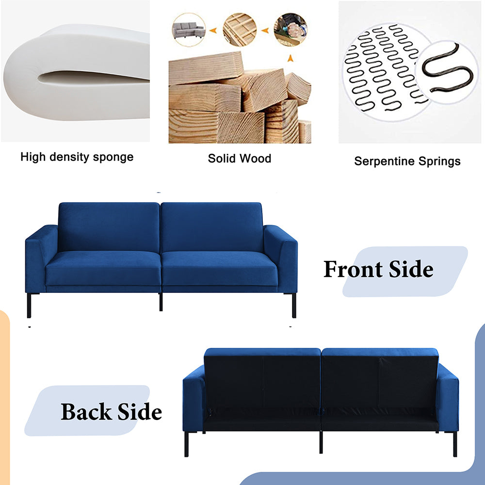 Convertible Folding Futon Sofa Bed