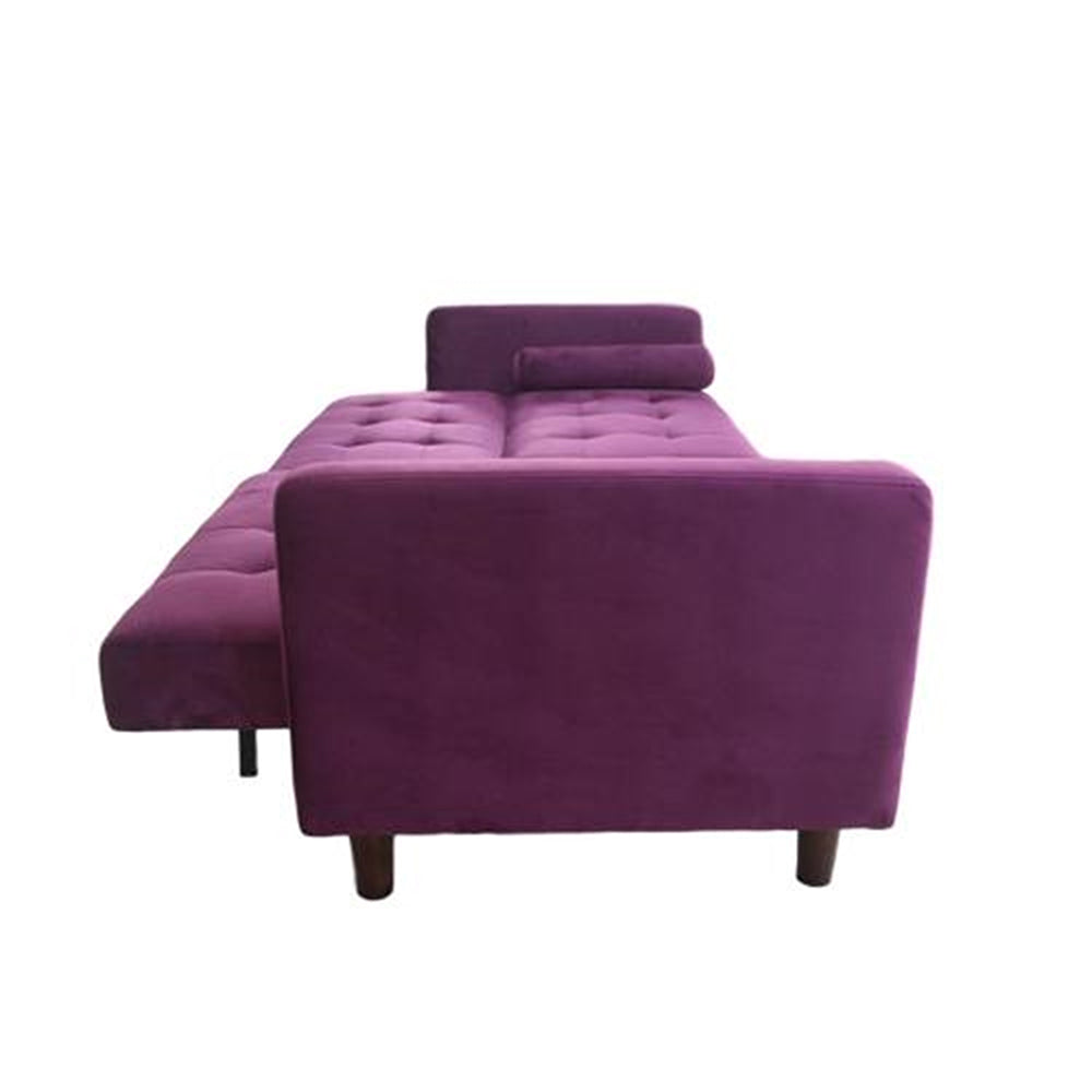 Sleep Recliner Velvet Upholstered Arm Sofa