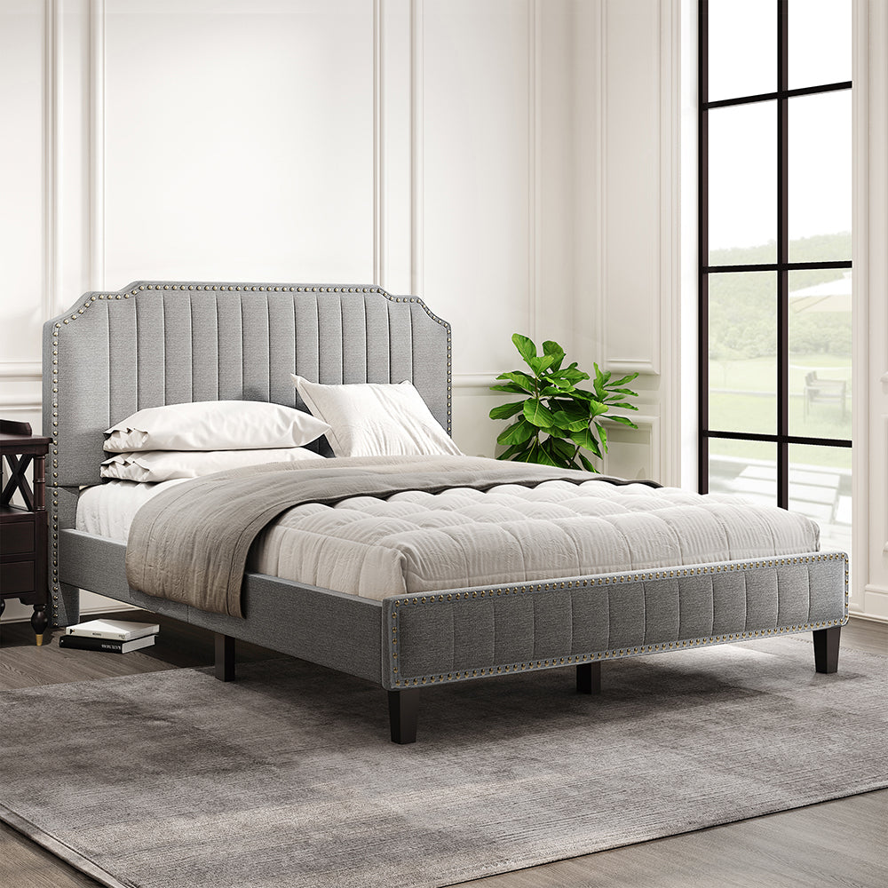 Upholstered Platform Bed