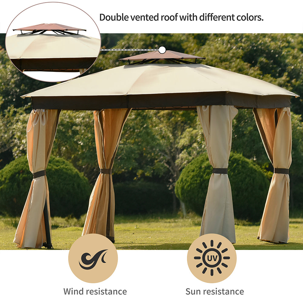 Outdoor Patio Gazebo Tent Garden Canopy