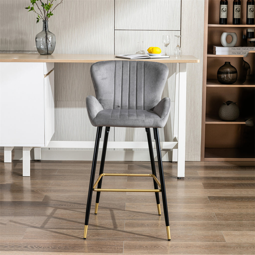 Counter Height Bar Stools with Upholstery