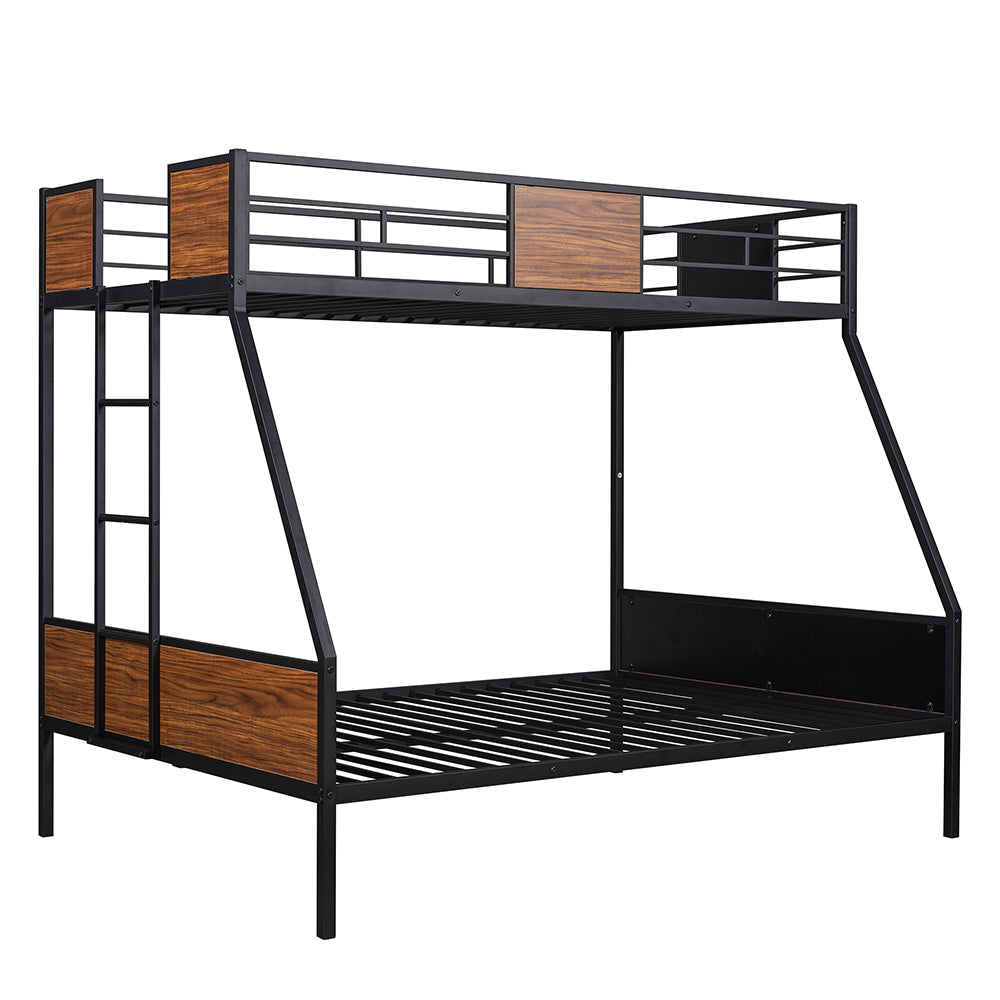 Twin-over-full Metal Bunk Bed Frame