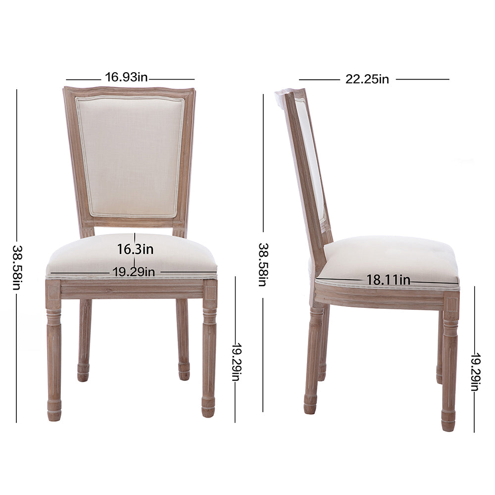 Upholstered Dining Chairs Set of 2