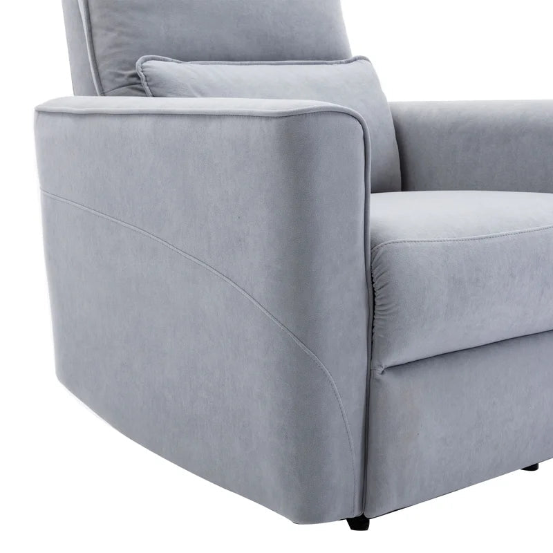 Recliner Chair with Padded Seat Microfiber Manual Reclining Sofa