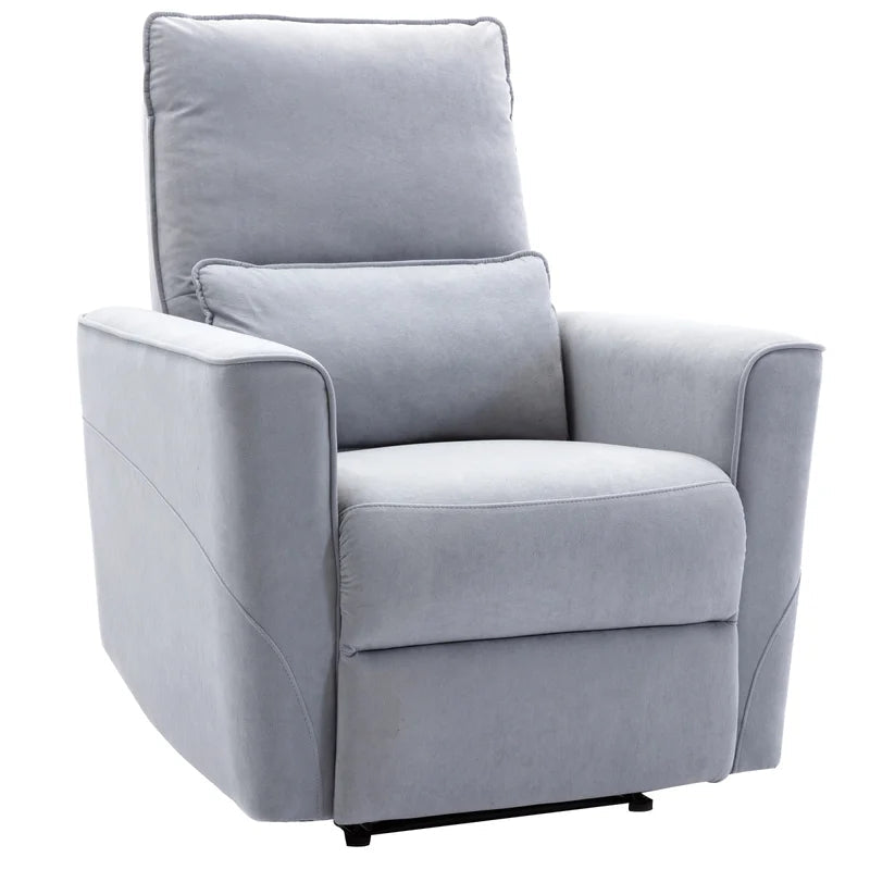 Recliner Chair with Padded Seat Microfiber Manual Reclining Sofa