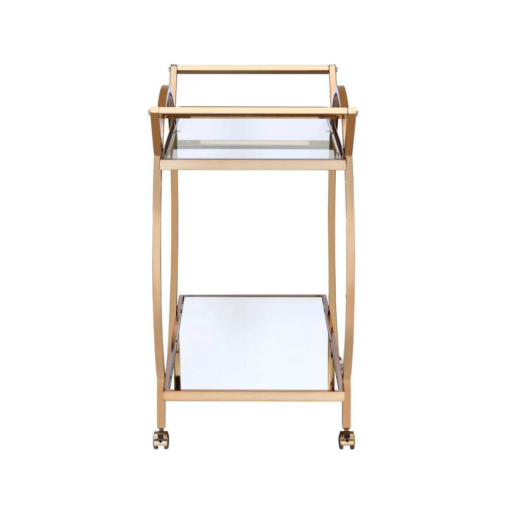 Glass Serving Cart