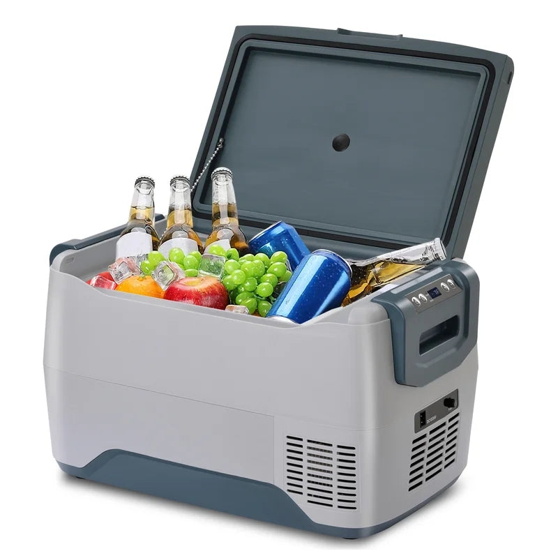 Car Fridge Portable Outdoor Freezer Cooler with 12/24V DC