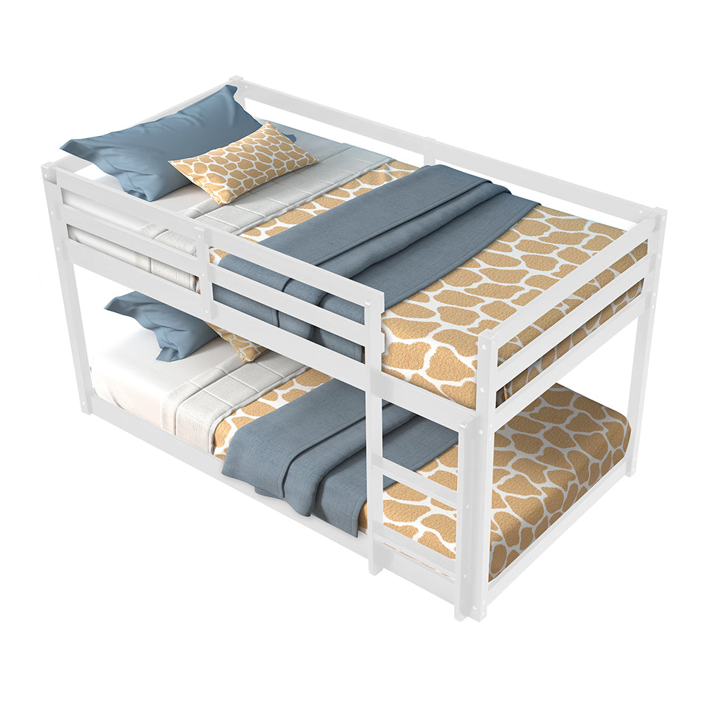 Twin over Twin Floor Bunk Bed