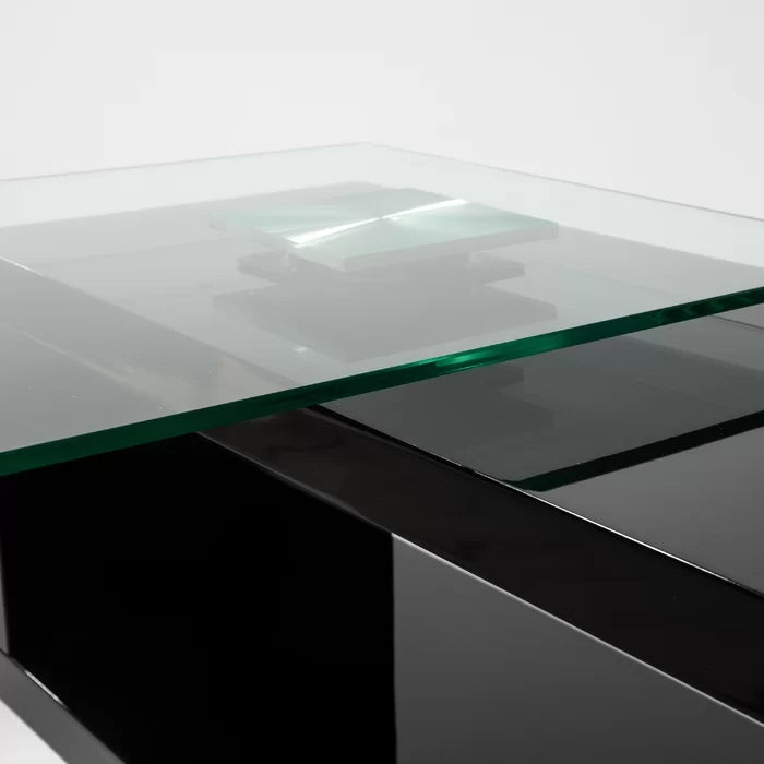 Folden Reversible L-Shape Office Computer Desk, Black