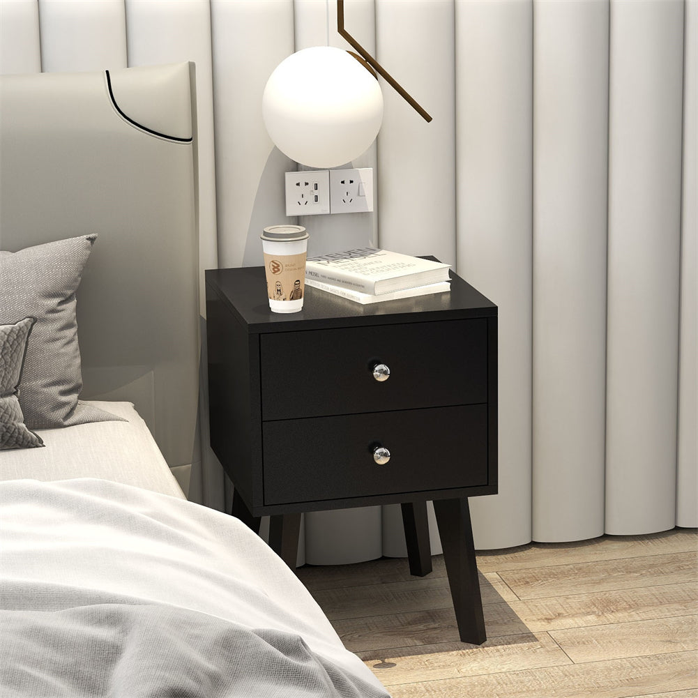 Bedside Table with 2-Drawers