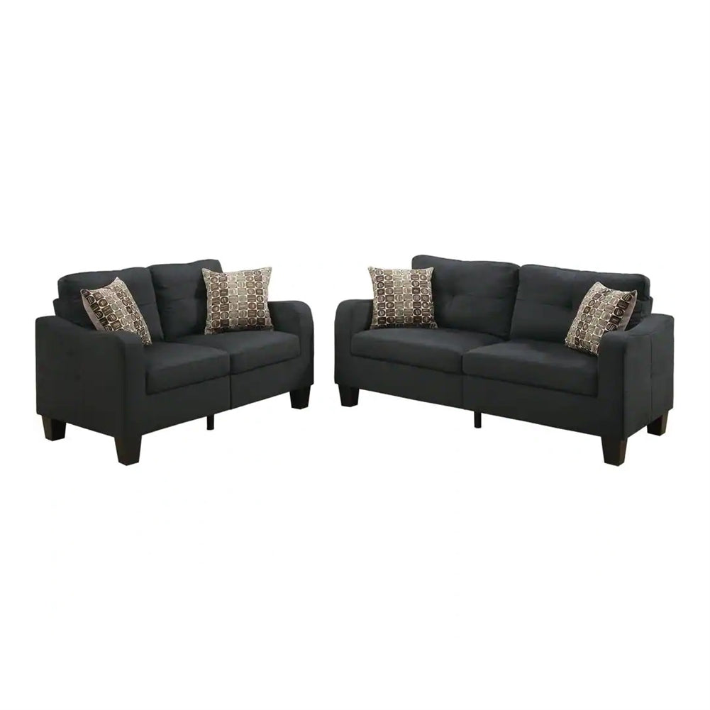 2 Piece Sofa Set With Pillows