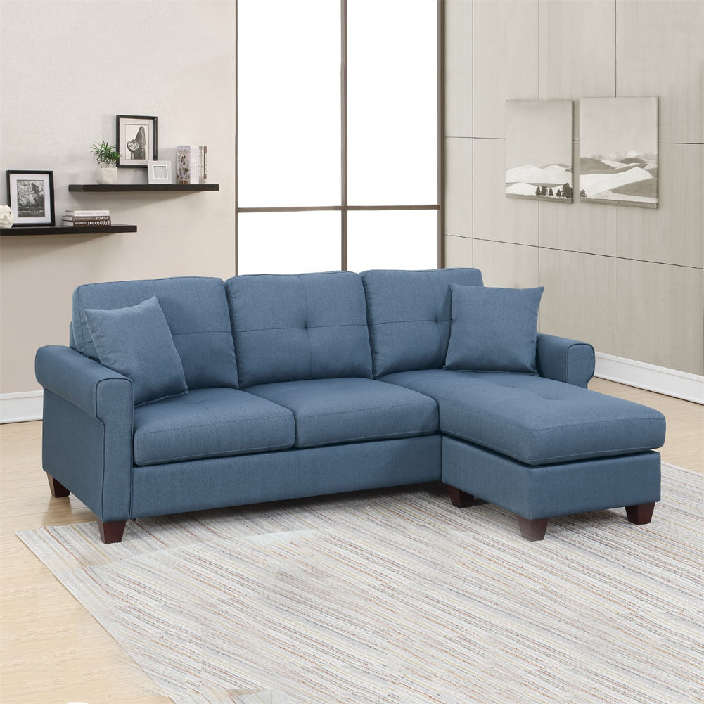 Sectional Sofa With Pillows