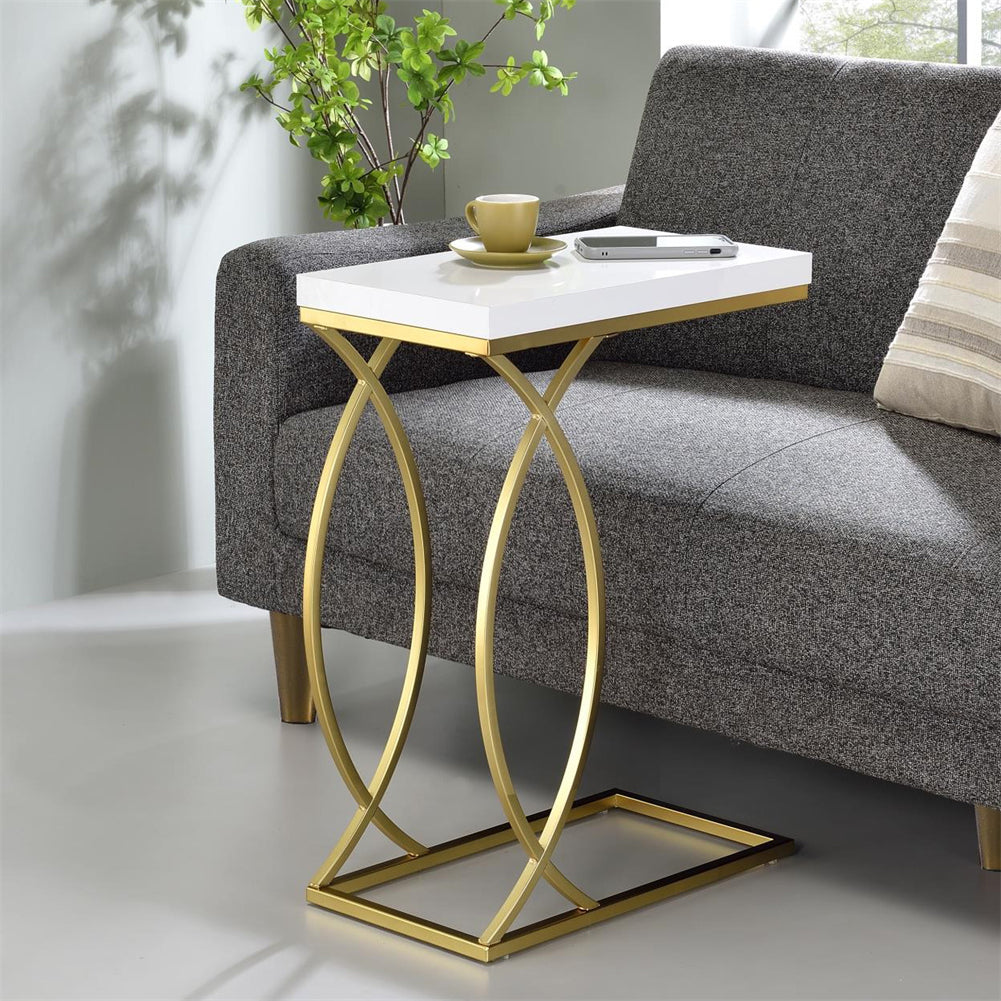 C Shaped End Table